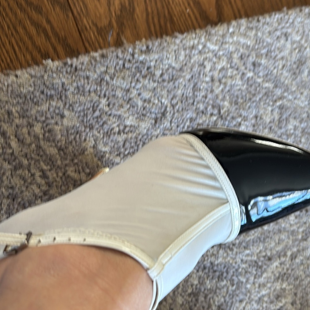 Emporio Armani Black and White Heels - Picture 4 of 7
